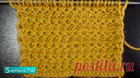 Узор Горизонтальные Цепочки. Вязание спицами # 689 Мастер Класс. Простой Узор Горизонтальные Цепочки. Вязание спицами. Схема на сайте https://svetlanatim.blogspot.com/2018/12/689.html ------------------------...
