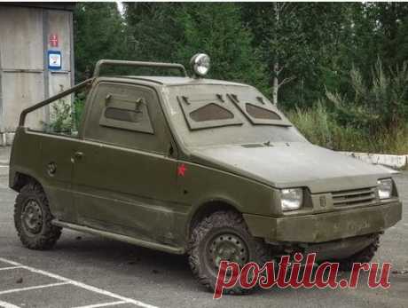 Бронемашина &quot;Блоха&quot; на базе Оки