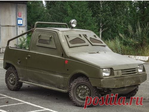 Бронемашина "Блоха" на базе Оки