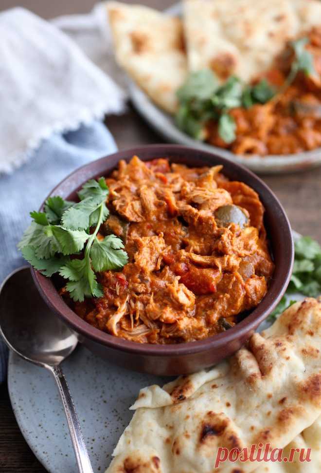Dairy-Free Slow Cooker Butter Chicken // GF