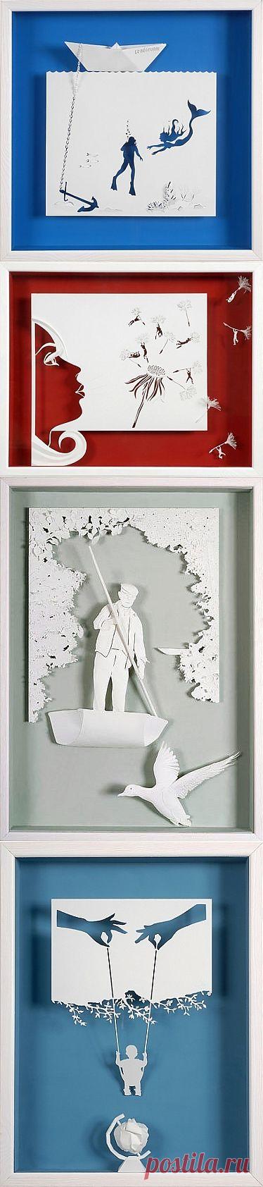 Бумажные фантазии Дениэля Мара (трафик) / Бумага и карандаши (скрапбукинг, оригами, и т.д.) / Модный сайт о стильной переделке одежды и интерьера