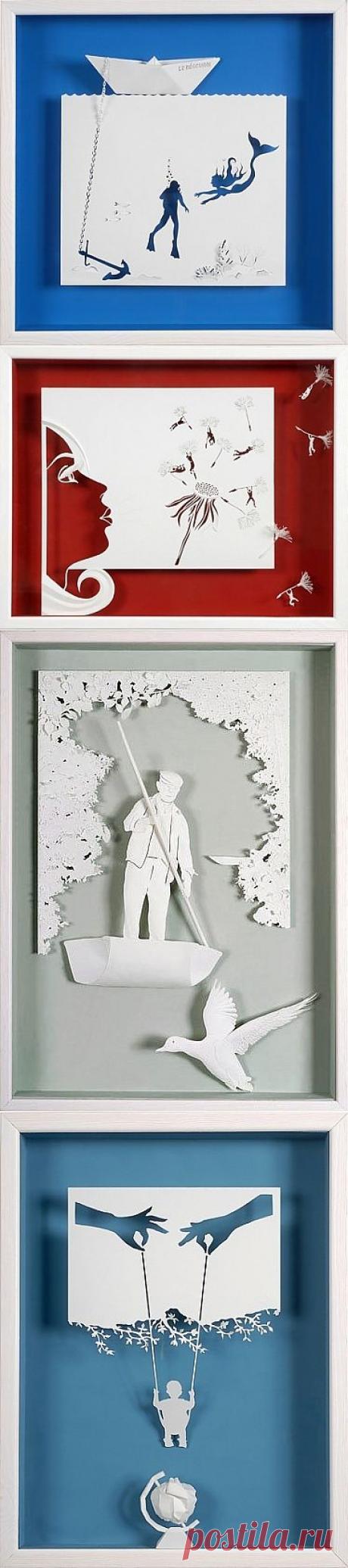 Бумажные фантазии Дениэля Мара (трафик) / Бумага и карандаши (скрапбукинг, оригами, и т.д.) / Модный сайт о стильной переделке одежды и интерьера