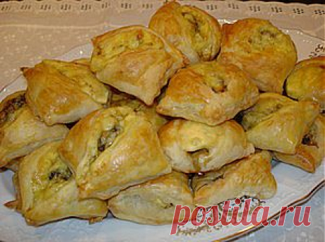 Закусочные пирожки с грибами и сыром, рецепт. Koolinar - клуб кулинаров. . Рецепт c фото, мы подскажем, как приготовить!