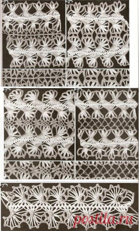 Вязание на вилке - новые узоры