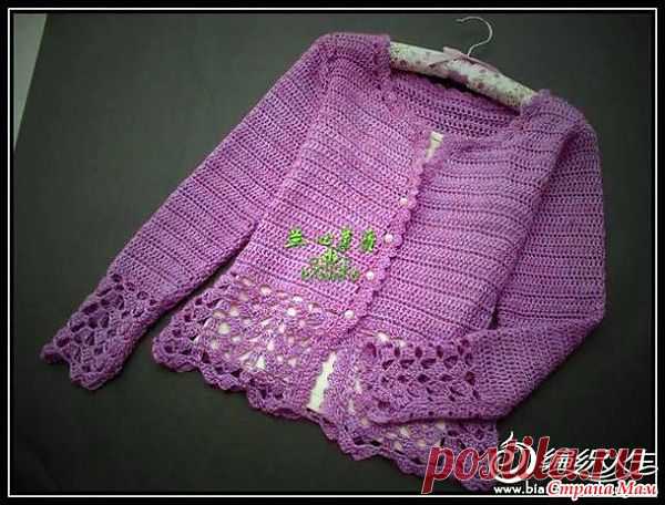 Кардиган крючком.: Дневник группы "ВЯЗАНАЯ МОДА+ ДЛЯ НЕМОДЕЛЬНЫХ ДАМ" - Страна Мам