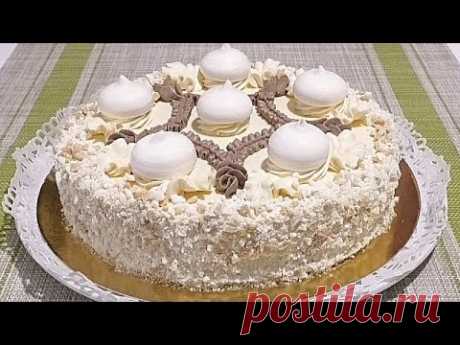 Воздушно - ореховый торт ПОЛЁТ, один из самых вкусных и популярных/Cake Flight