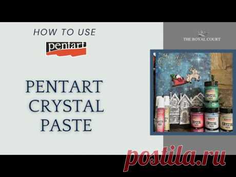 Pentart Crystal Paste Crystal Pen Demo