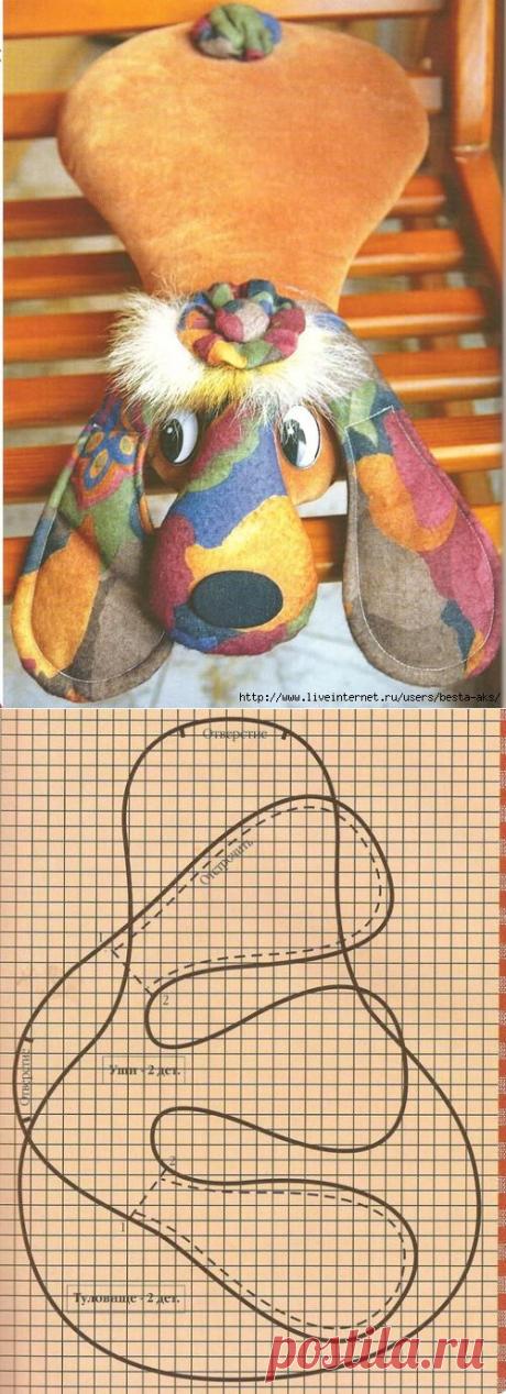 собака-подушка