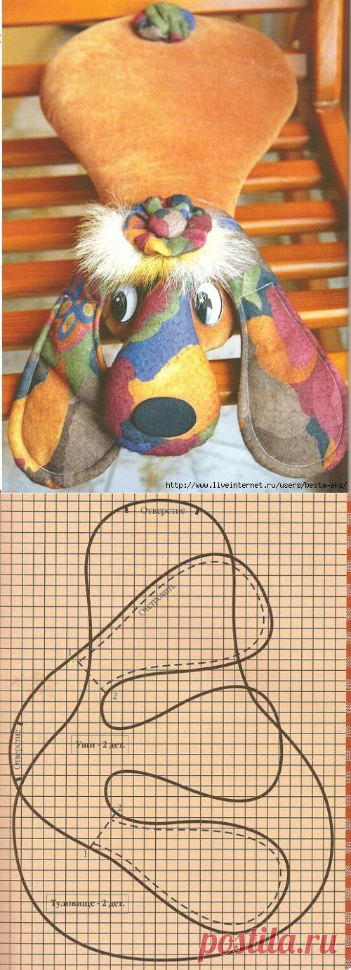 собака-подушка