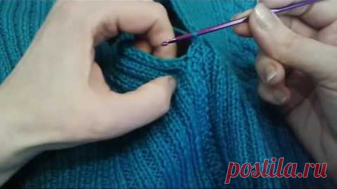 Соединяем детали вязаных изделий крючком. МК Светланы Заец // Knitting for Beginners