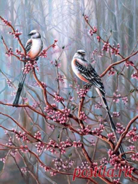 Животные.птицы.Художник Wanda Mumm.