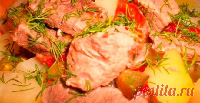 Говядина в горшке с картофелем и горошком | Рецепты | Домашние рецепты | Кулинарный портал