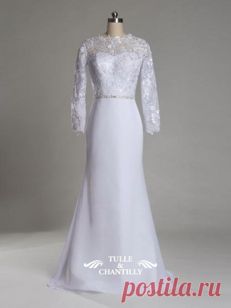 Queen - Sexy Open Back Custom made Lace Wedding Dress with Long Sleeves for Victoria [TBQWC015] - $790.00 : Custom Made Wedding, Prom, Evening Dresses Online | Tulle &amp; Chantilly