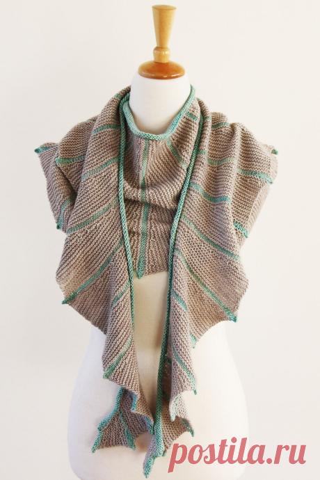 Ravelry: Sea Dragon шали узор на Ambah O'Brien