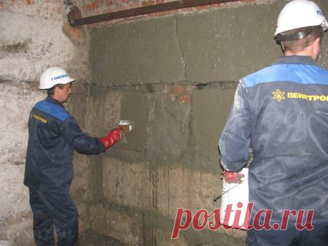 Гидроизоляция подвала изнутри от грунтовых вод RMNT.RU