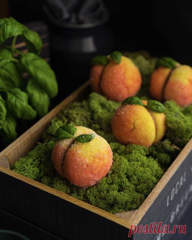 Пирожное "Персик" из советского прошлого