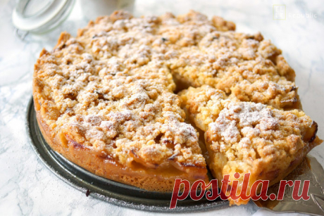 Omas Apfelkuchen mit Streusel (Apfelkrümel) | Backrezepte | Elle Republic