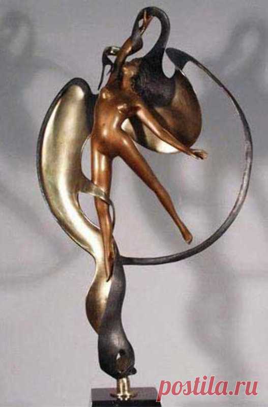 Polena Bronze Sculpture by Angelo Basso