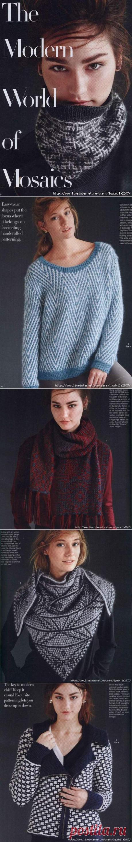 Ленивый жаккард из &quot;Vogue Knitting winter 2014/15&quot;