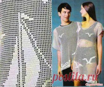 Пляжная туника-платье 