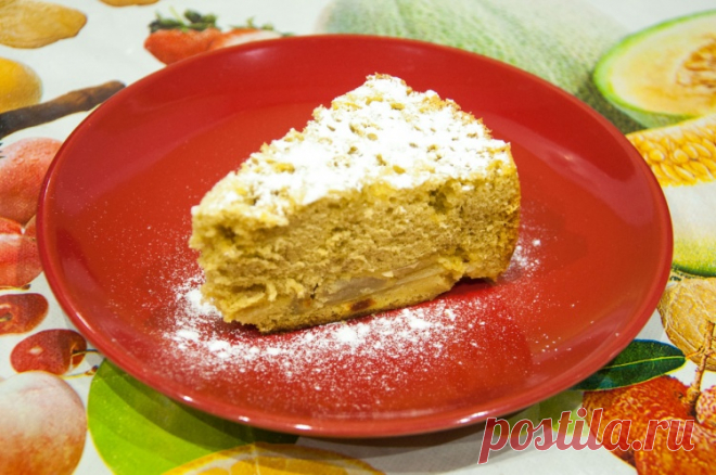 Шарлотка с яблоками в мультиварке - Простые рецепты Овкусе.ру