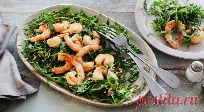 20 самых вкусных салатов с креветками — читать на Gastronom.ru