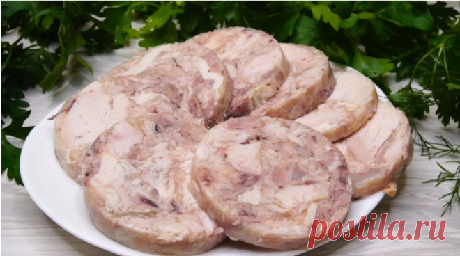 Зельц из курицы