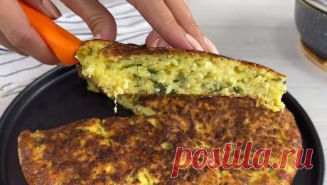 Просто смешиваю все продукты и отправляю на сковороду: 10 минут и "Ленивый хачапури" готов. Делюсь рецептом | Рецепты Цветковой Натальи | Дзен