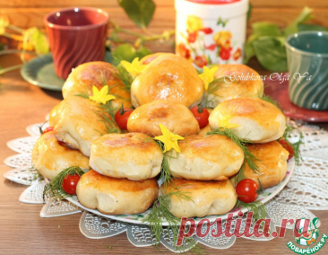 Круглые пирожки с овощами и яйцом – кулинарный рецепт
