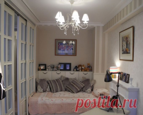 Женский интерьер квартиры 38 кв. м. — Роскошь и уют