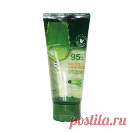 Гель с алоэ универсальный увлажняющий The Saem Jeju Fresh Aloe Soothing Gel 95% 120мл