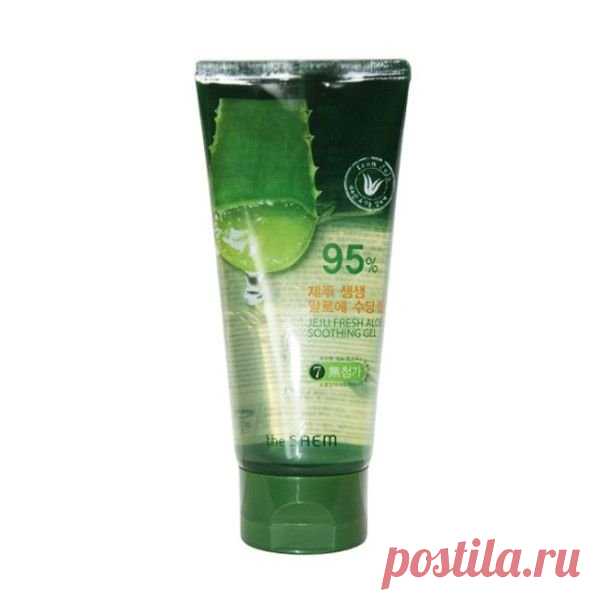 Гель с алоэ универсальный увлажняющий The Saem Jeju Fresh Aloe Soothing Gel 95% 120мл