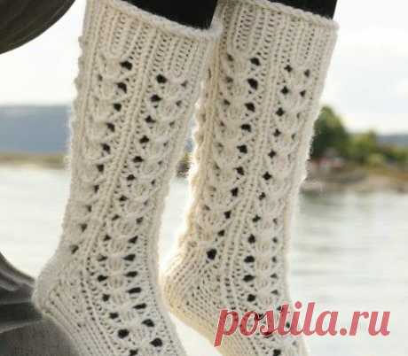 Красивое вязание | Носки от Дропс
