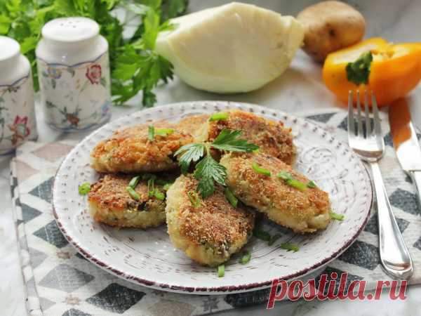 Постные котлеты из капусты и картошки — рецепт с фото пошагово