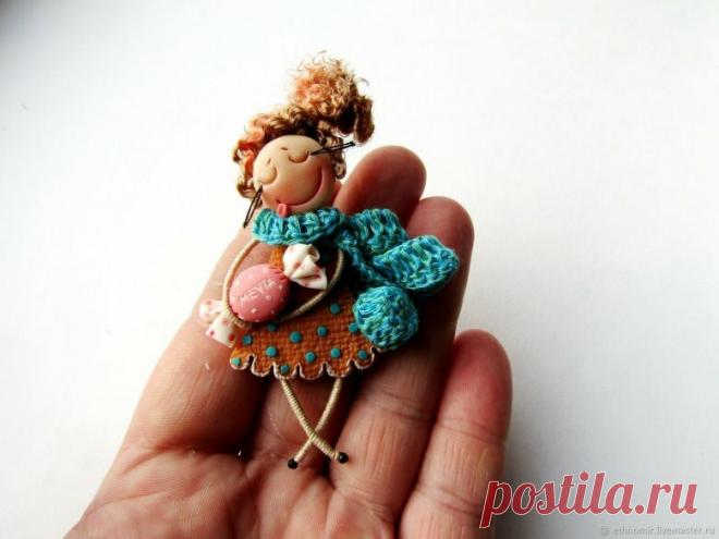 Вязаные броши | Клуб красоты и здоровья | Дзен