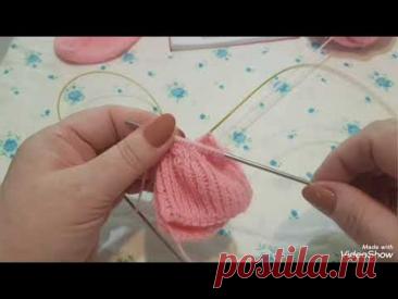 Релефный узор на носки