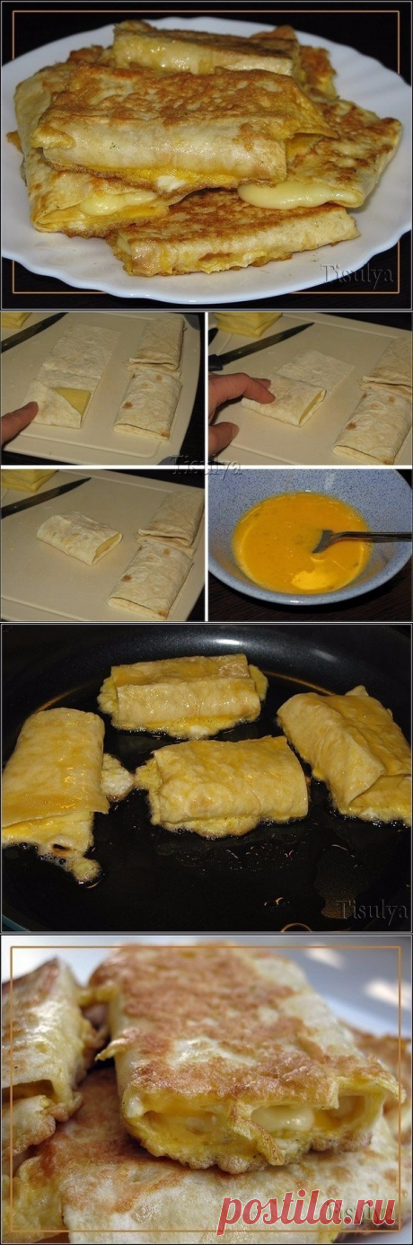 Как приготовить лаваш с сыром в яйце. завтрак за 5 минут.  - рецепт, ингридиенты и фотографии