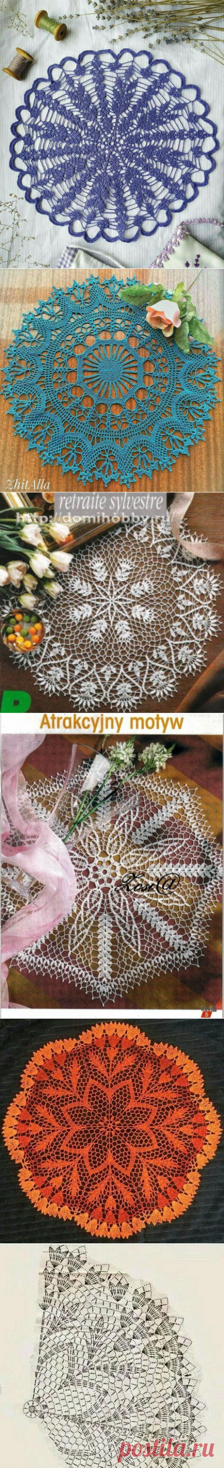 ТОП-50 ОГРОМНАЯ ПОДБОРКА ИЗЫСКАННЫХ САЛФЕТОК КРЮЧКОМ | Oksana HandMade | Дзен