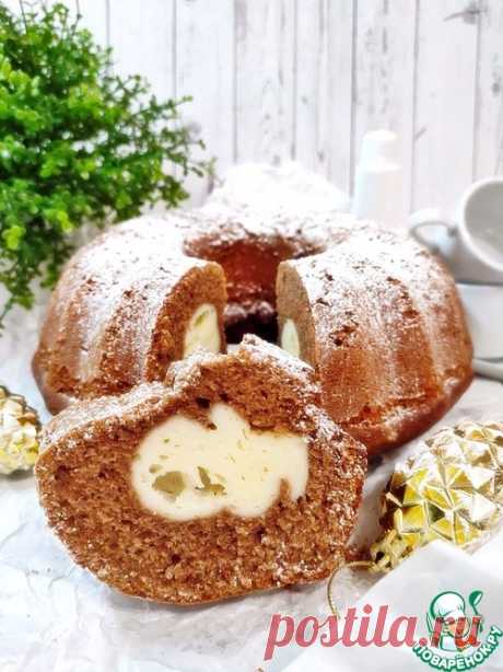 Шоколадный кекс с творожным суфле – кулинарный рецепт