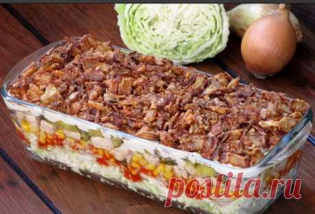 Слоеный салат &quot;Хит&quot; делаю на любой праздник. Поставлю и на новогодний стол