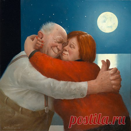 Веселый голландский художник Marius Van Dokkum :)