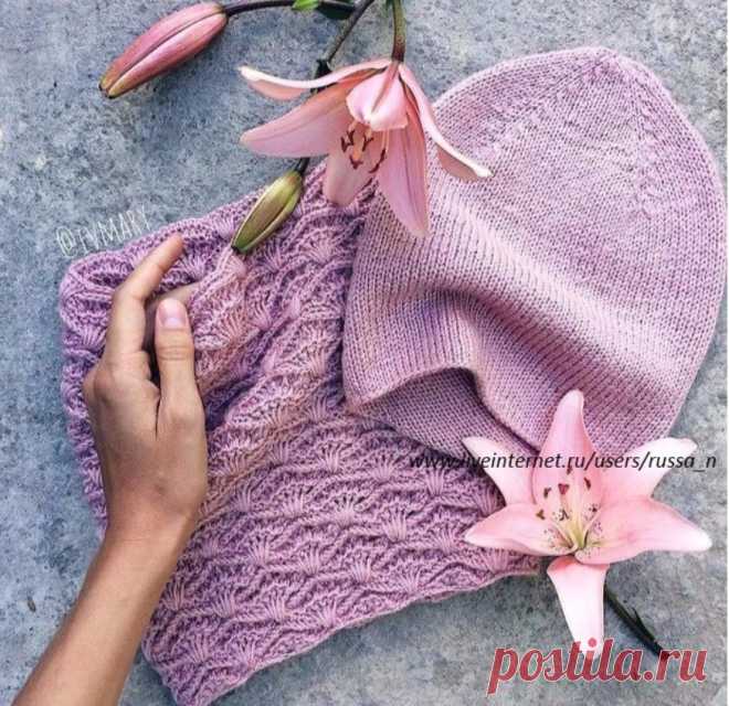 Объемный и кружевной узор для снуда крючком — Сделай сам, идеи для творчества - DIY Ideas