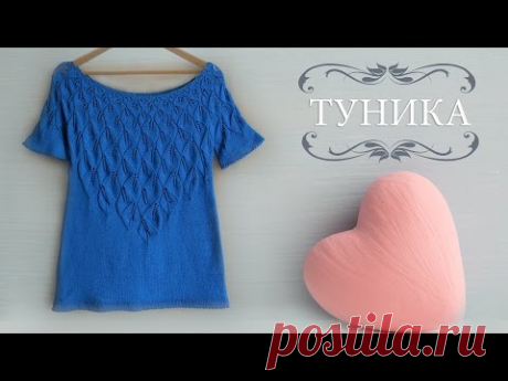 Ажурная туника на спицах (Vivchari)_МК