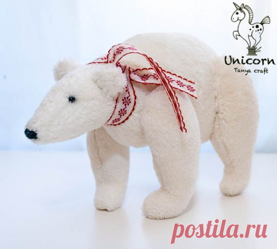 Unicorn: Tilda White Polar Bear / Тильда Белый Полярный медведь Мастер класс