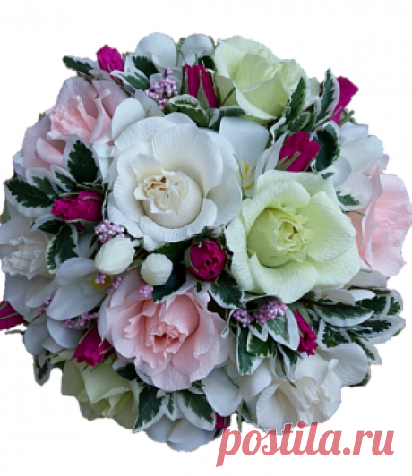 Романтика - Светло-салатовый, слоновая кость, нежно-розовый и яркие искры темно- розового. Этот букет призван превратить самый рядовой вечер в романтичный. Идеально подойдет романтичным натурам, предпочитающих классический стиль и натуралистичность.