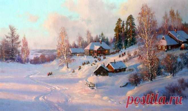 зимний пейзаж фото – Google Поиск