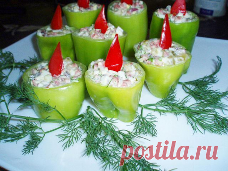 Эффектная закуска "Новогодние свечи" - два рецепта