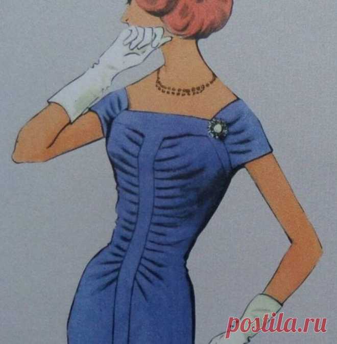 Платье женское с драпировкой