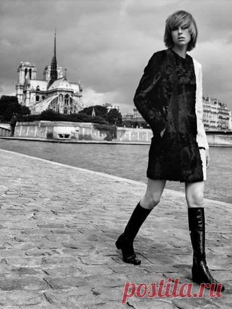 Эди Кэмпбелл (Edie Campbell) в фотосессии Аласдера Маклеллана (Alasdair McLellan) для журнала Vogue Paris (сентябрь 2014)