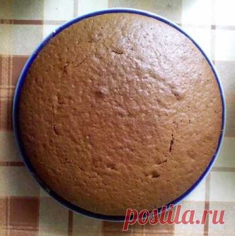 Бисквит из cгущенки